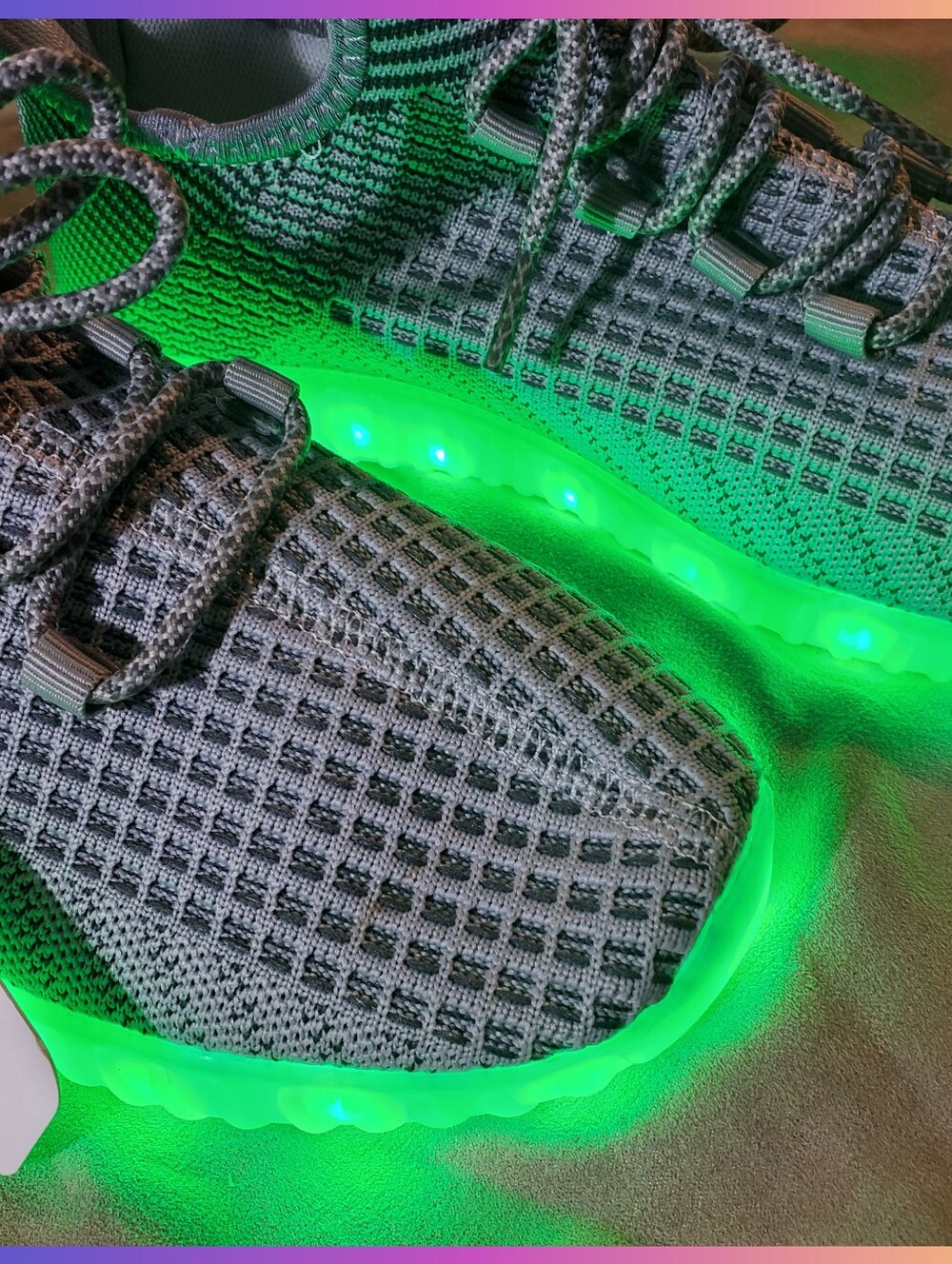 LED Tennis Shoes Unisex with USB - Picture 4 of 14